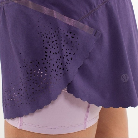 Lululemon Run A Marathon Skirt Concord Grape / Rose Quartz - Picture 10 of 12